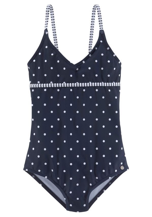 s.Oliver s.Oliver Jednodijelni kupaći kostim  mornarsko plava / bijela