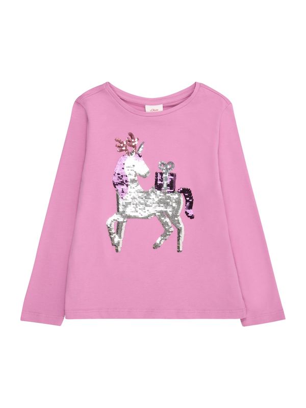 s.Oliver Junior s.Oliver Junior Majica  ljubičasta / roza / srebro