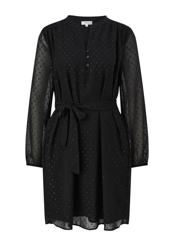 s.Oliver s.Oliver Košulja haljina  crna