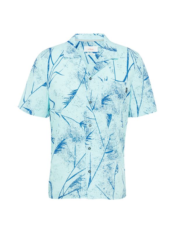 s.Oliver s.Oliver Košulja  mornarsko plava / akvamarin