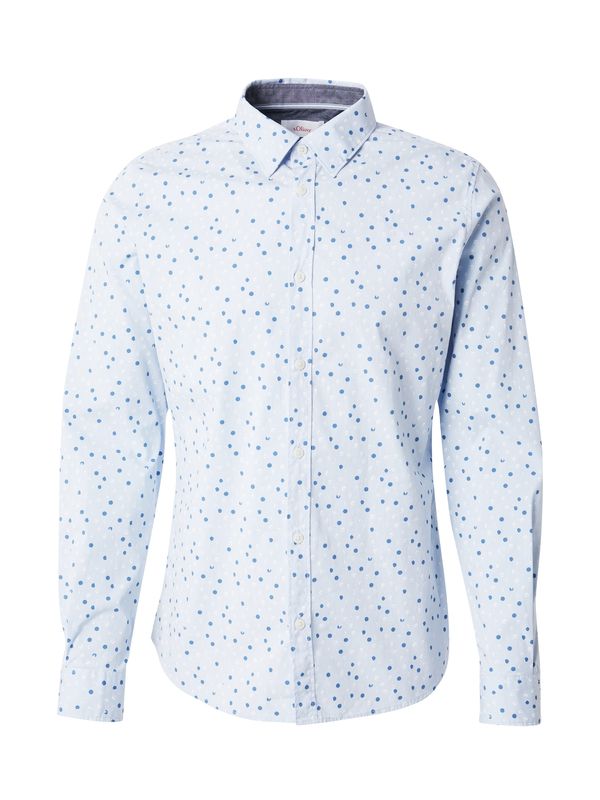 s.Oliver s.Oliver Košulja  mornarsko plava / pastelno plava / bijela