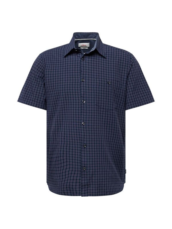 s.Oliver s.Oliver Košulja  mornarsko plava / tamno ljubičasta