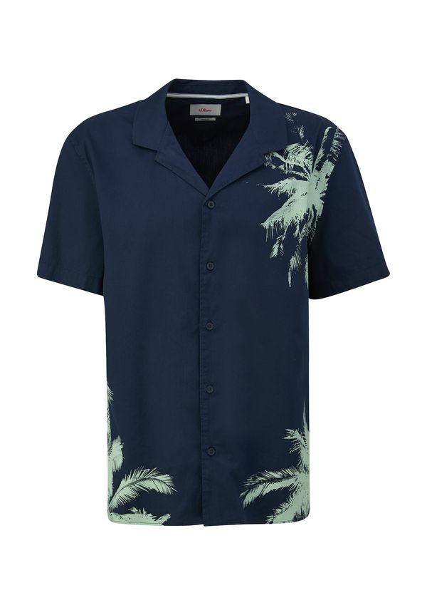 s.Oliver s.Oliver Košulja  mornarsko plava / zelena