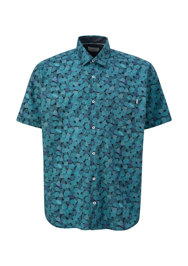 s.Oliver s.Oliver Košulja  plava / mornarsko plava / akvamarin