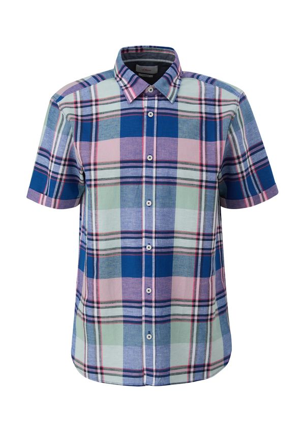 s.Oliver s.Oliver Košulja  plava / svijetloroza / crna / bijela