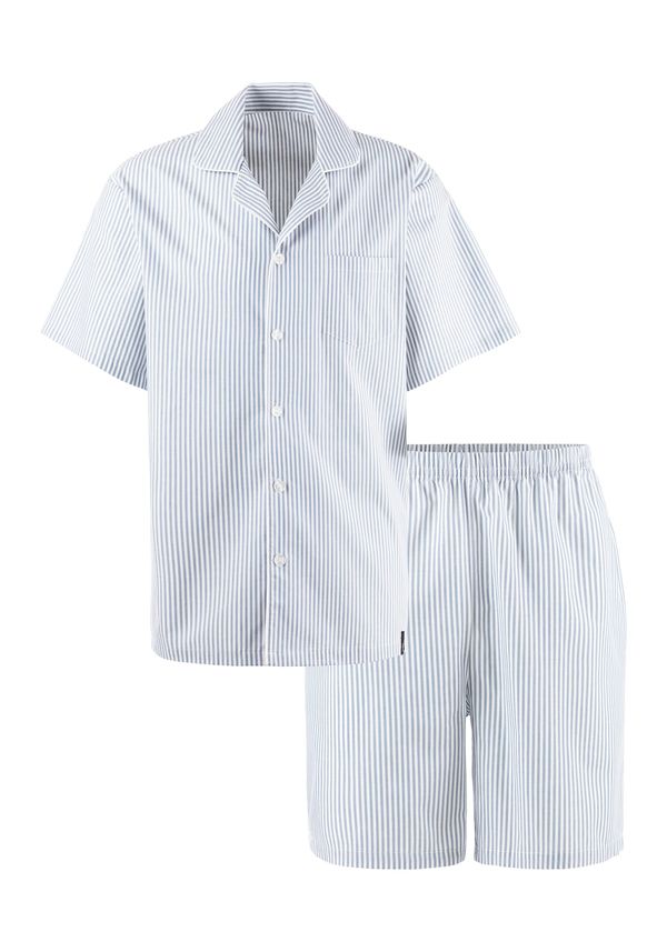 s.Oliver s.Oliver Kratka pidžama  golublje plava / bijela