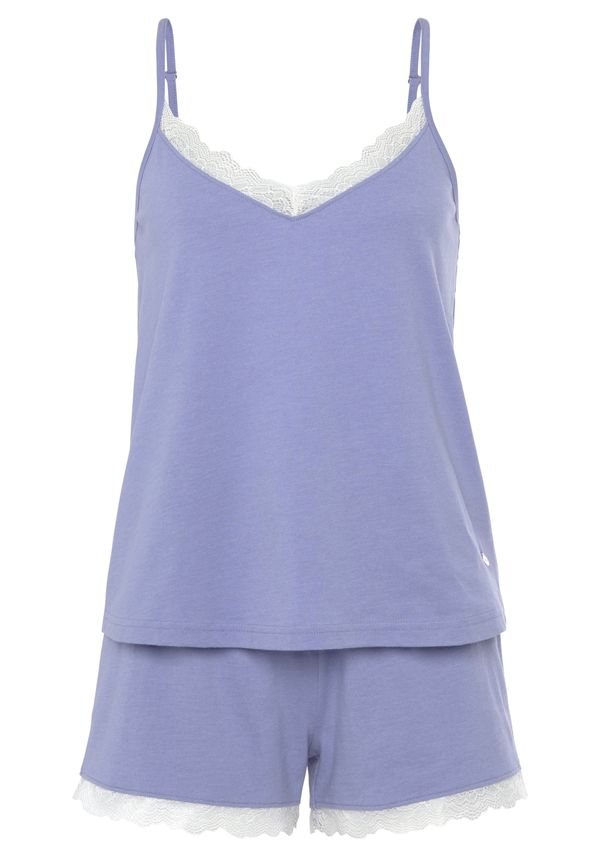 s.Oliver s.Oliver Kratke hlače za spavanje  golublje plava / bijela