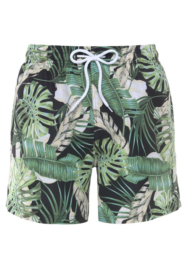 s.Oliver s.Oliver Kupaće hlače  boja pijeska / zelena / crna / bijela