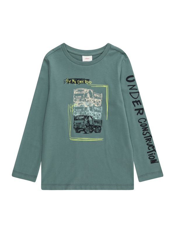 s.Oliver s.Oliver Majica  bež / svijetloplava / petrol / crna