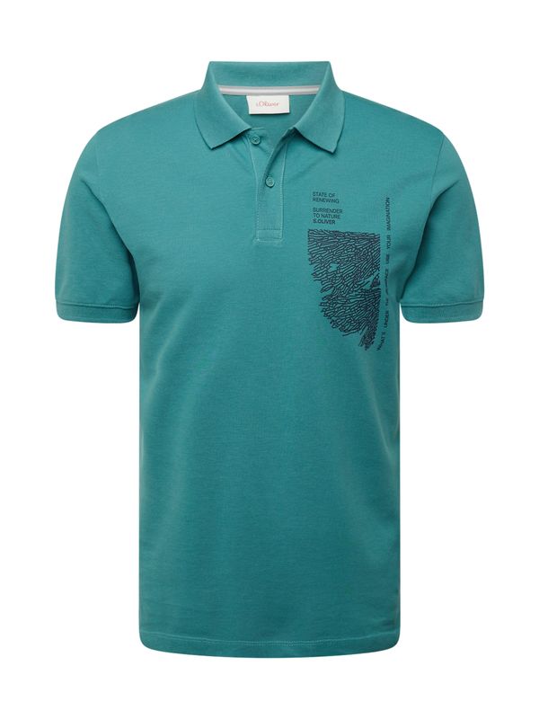 s.Oliver s.Oliver Majica  cijan plava / crna