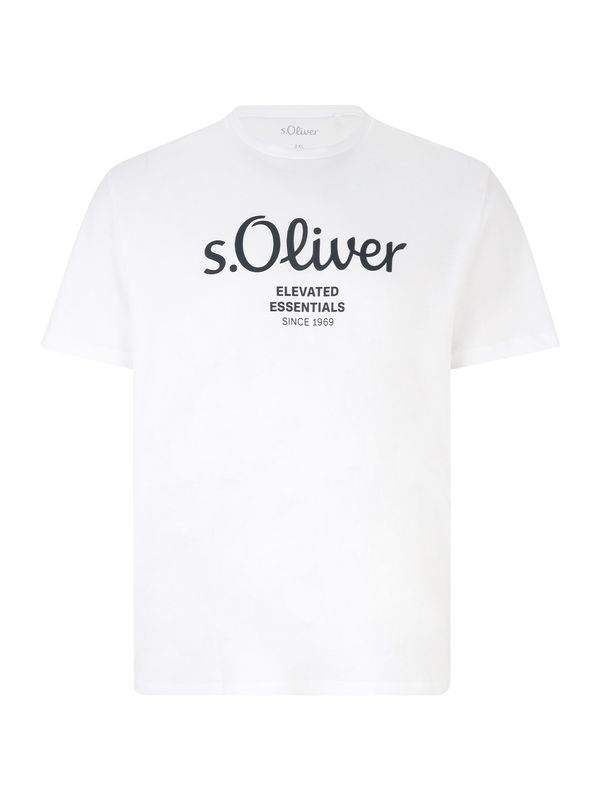s.Oliver s.Oliver Majica  crna / bijela