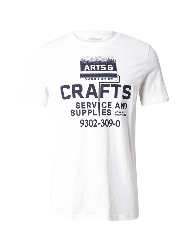 s.Oliver s.Oliver Majica  crna / bijela