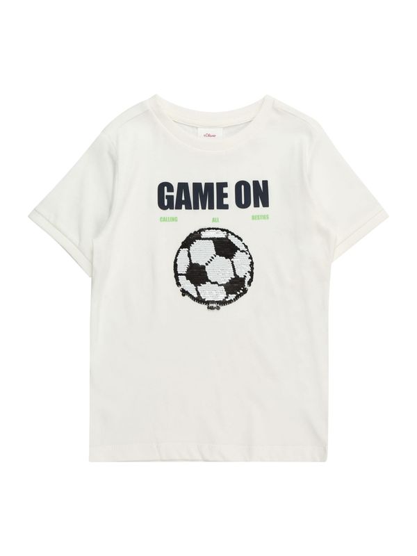 s.Oliver s.Oliver Majica  ecru/prljavo bijela / morsko plava / svijetlozelena / crna