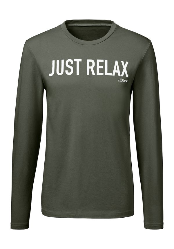 s.Oliver s.Oliver Majica  kaki / bijela