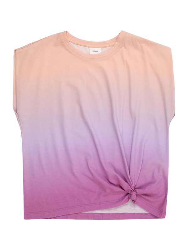s.Oliver s.Oliver Majica  ljubičasta / svijetloljubičasta / marelica
