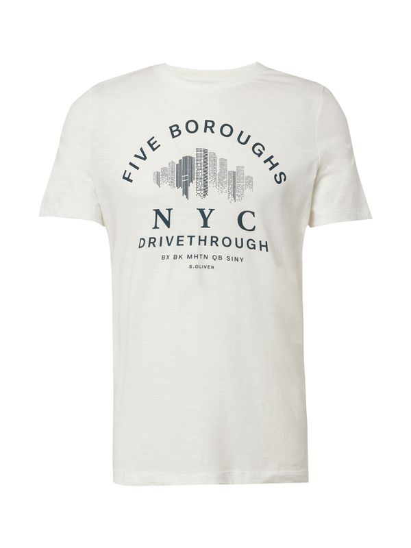 s.Oliver s.Oliver Majica  mornarsko plava / bijela