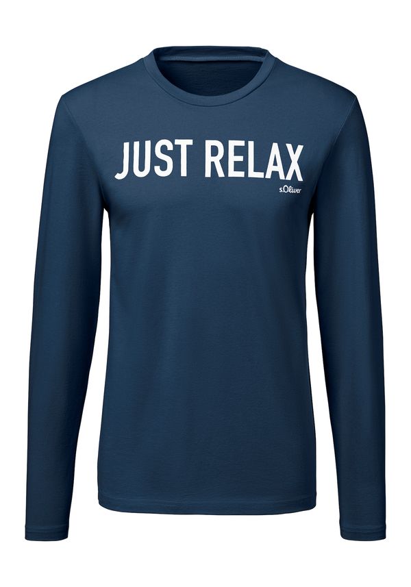 s.Oliver s.Oliver Majica  mornarsko plava / bijela