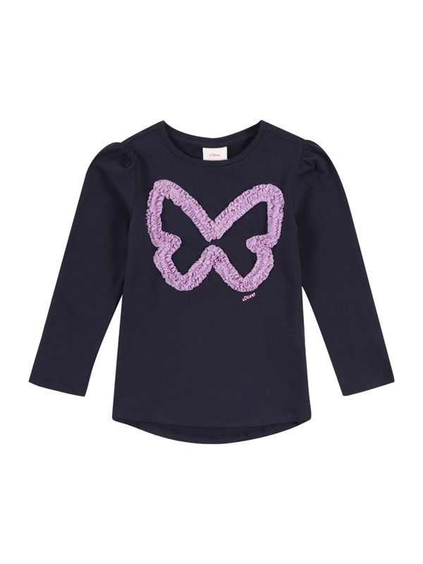 s.Oliver s.Oliver Majica  mornarsko plava / ljubičasta