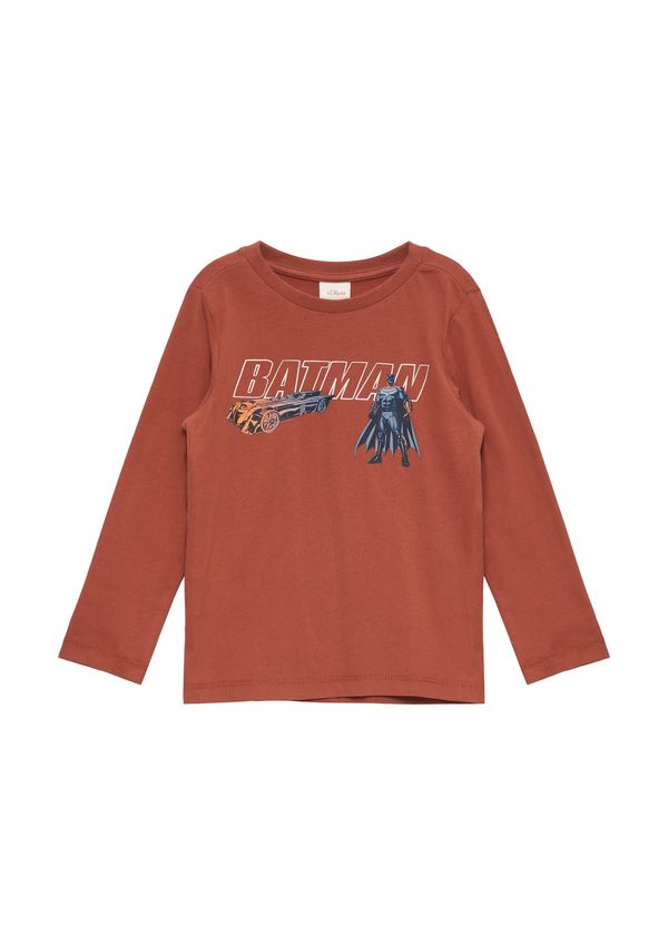 s.Oliver s.Oliver Majica  mornarsko plava / rubin crvena / prljavo bijela