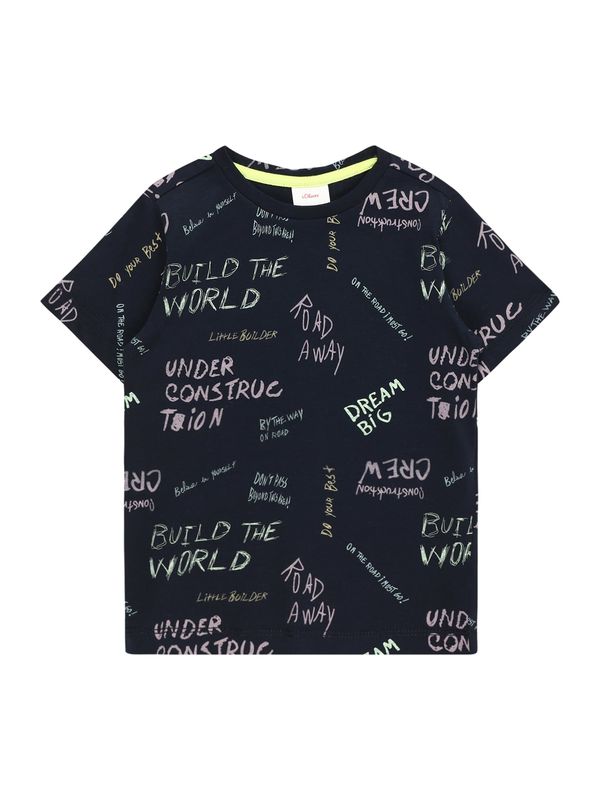 s.Oliver s.Oliver Majica  mornarsko plava / svijetloplava / svijetlozelena / lavanda