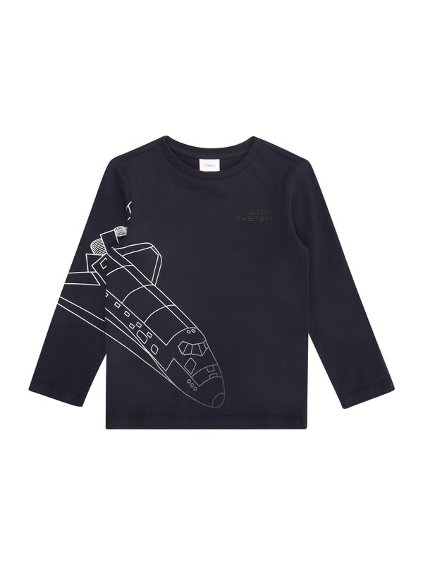 s.Oliver s.Oliver Majica  mornarsko plava / tamo siva / bijela