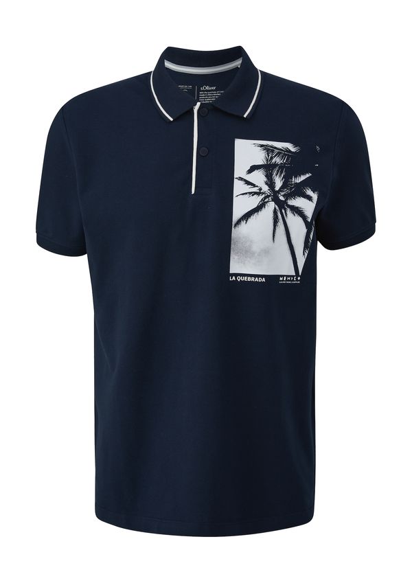 s.Oliver s.Oliver Majica  morsko plava / bijela