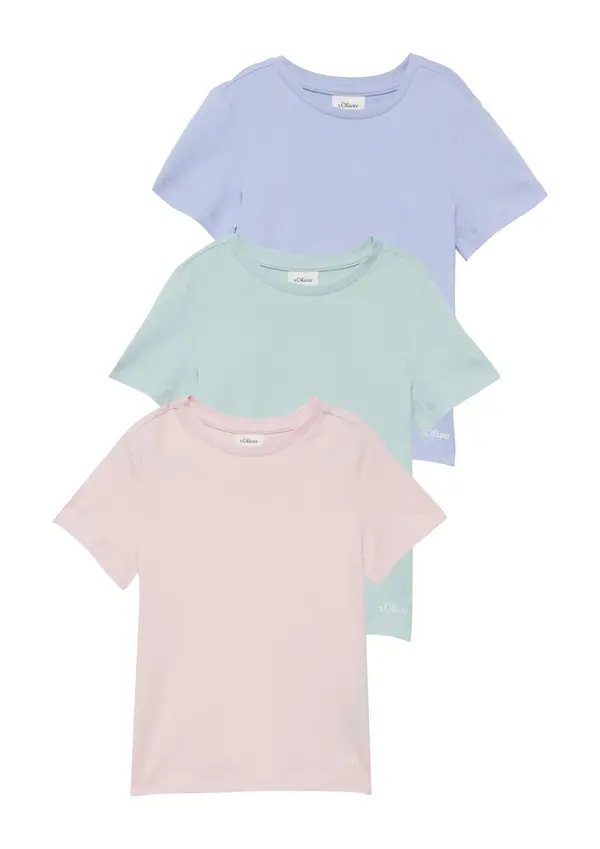 s.Oliver s.Oliver Majica  nebesko plava / menta / puder roza