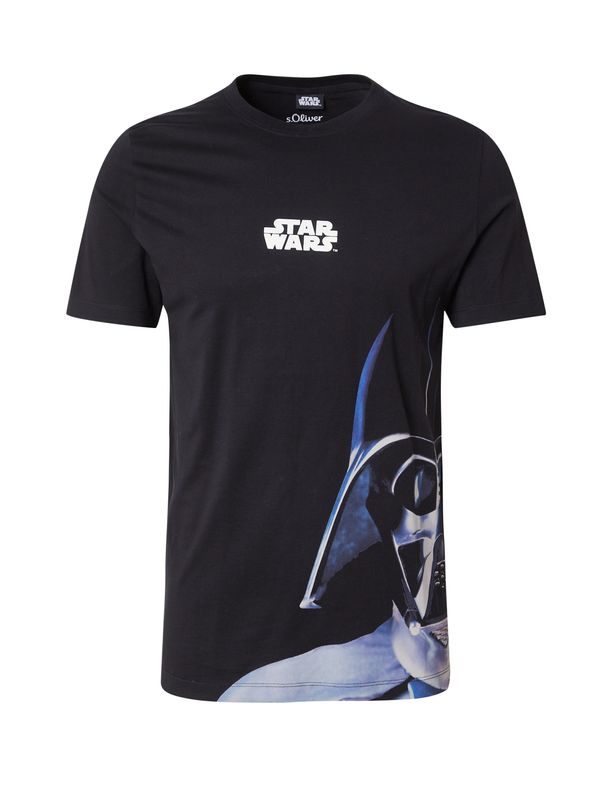 s.Oliver s.Oliver Majica  plava / crna / bijela