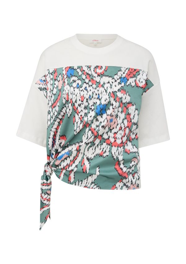 s.Oliver s.Oliver Majica  plava / kraljevski zelena / svijetlocrvena / bijela