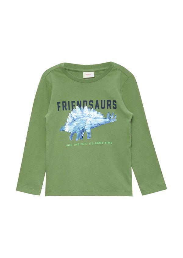 s.Oliver s.Oliver Majica  plava / mornarsko plava / zelena / bijela