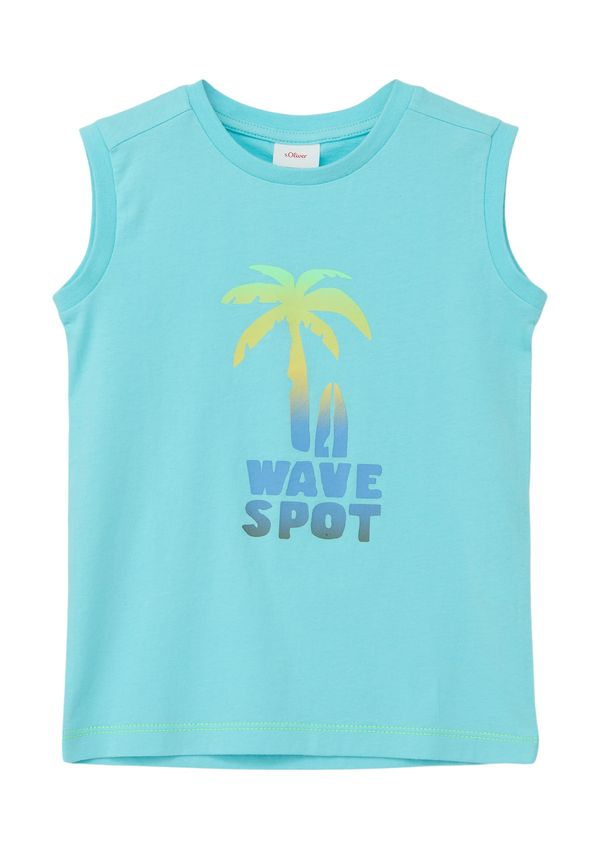 s.Oliver s.Oliver Majica  plava / svijetloplava / žuta / narančasta