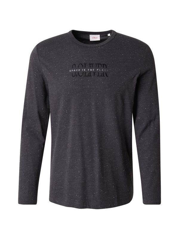 s.Oliver s.Oliver Majica  siva melange / crna