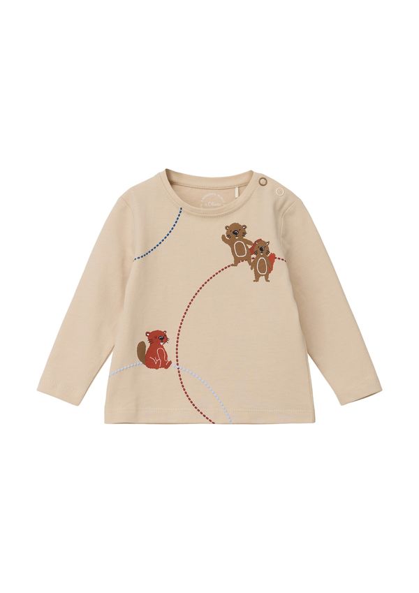 s.Oliver s.Oliver Majica  sivkasto bež / plava / smeđa / crvena