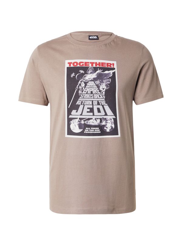 s.Oliver s.Oliver Majica  svijetlosmeđa / svijetlosiva / crvena / crna