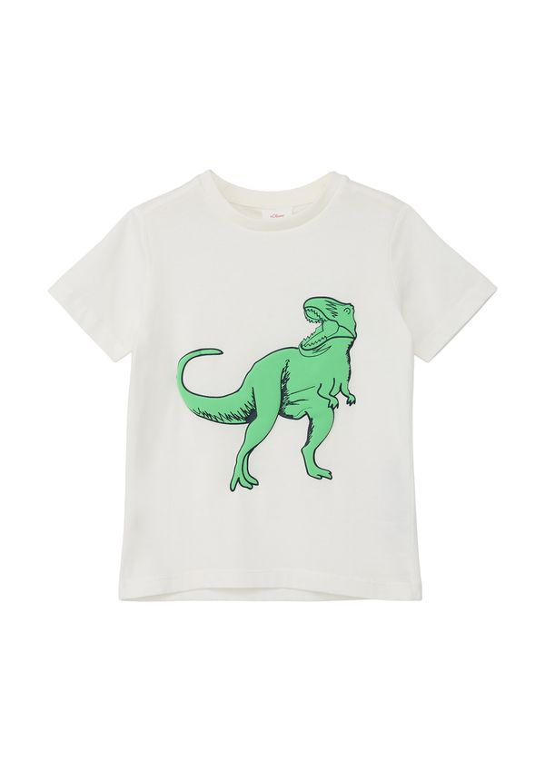 s.Oliver s.Oliver Majica  svijetlozelena / crna / bijela