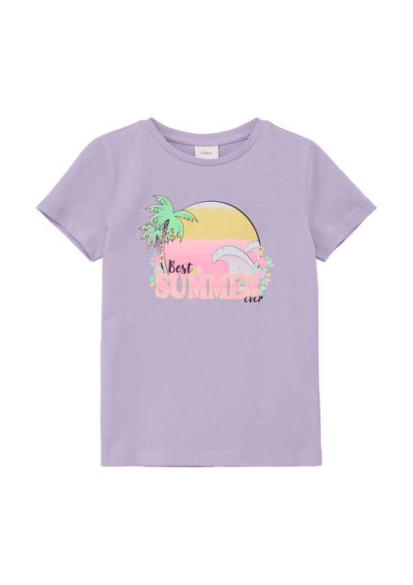 s.Oliver s.Oliver Majica  svijetlozelena / lila / roza / crna