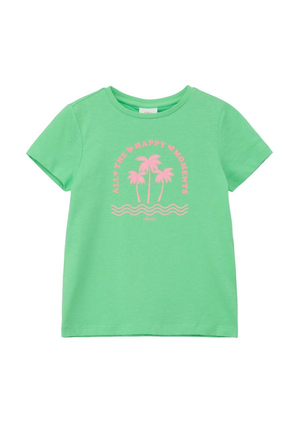 s.Oliver s.Oliver Majica  svijetlozelena / svijetloroza