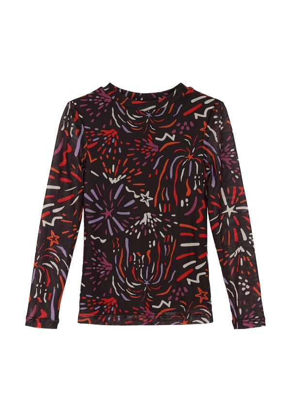 s.Oliver s.Oliver Majica  tamno smeđa / miks boja