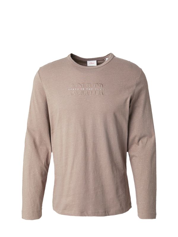 s.Oliver s.Oliver Majica  taupe siva / bijela