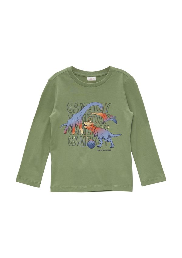 s.Oliver s.Oliver Majica  zelena / ljubičasto plava / narančasta / svijetlonarančasta