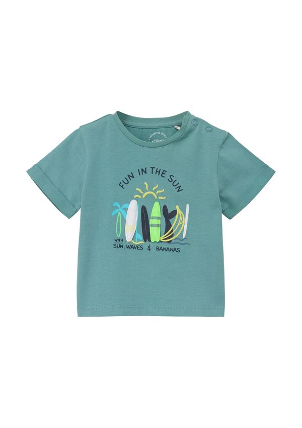 s.Oliver s.Oliver Majica  žuta / siva / zelena / petrol