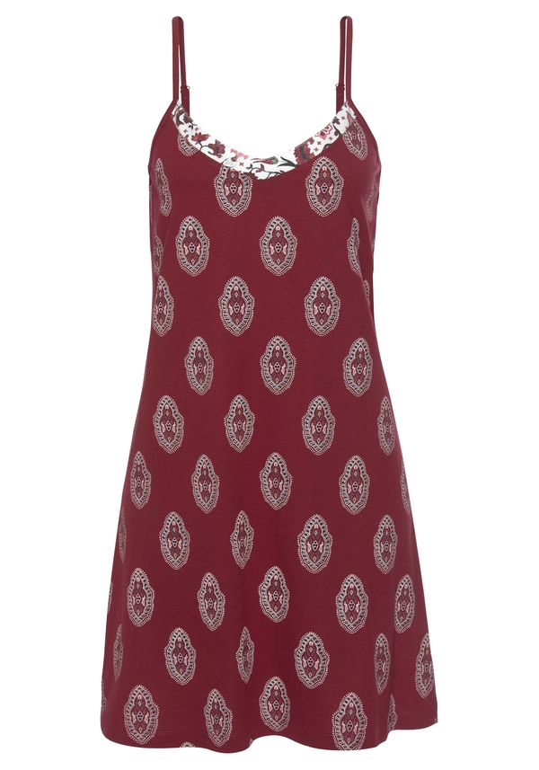 s.Oliver s.Oliver Negliže  crvena / crna / bijela