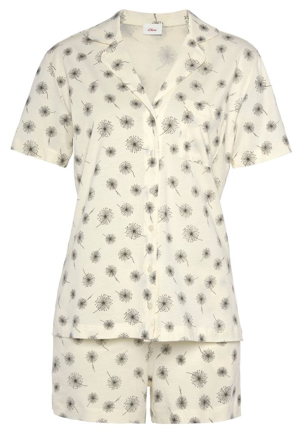 s.Oliver s.Oliver Pidžama  bež / siva