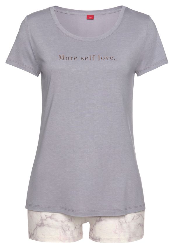 s.Oliver s.Oliver Pidžama  ecru/prljavo bijela / sivkasto ljubičasta (mauve)