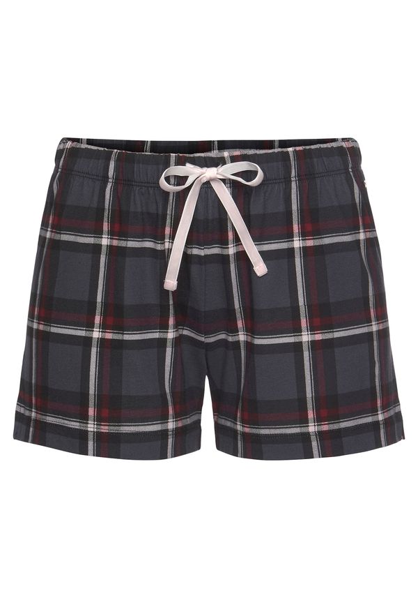 s.Oliver s.Oliver Pidžama hlače  antracit siva / burgund / crna