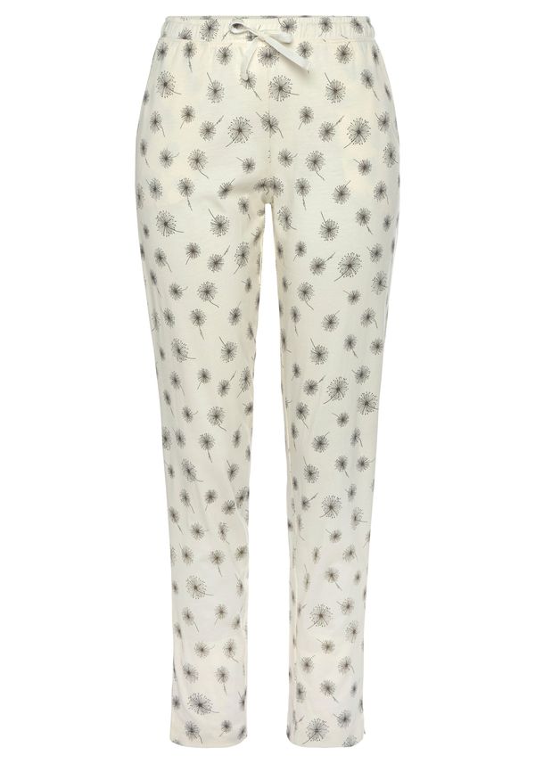 s.Oliver s.Oliver Pidžama hlače  bež / siva