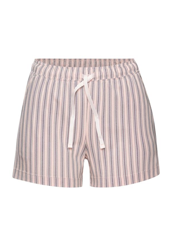 s.Oliver s.Oliver Pidžama hlače  boja pijeska / svijetloplava / crna