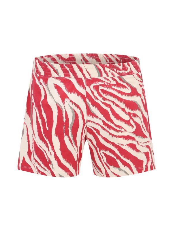 s.Oliver s.Oliver Pidžama hlače  boja pijeska / svijetlosiva / narančasto crvena