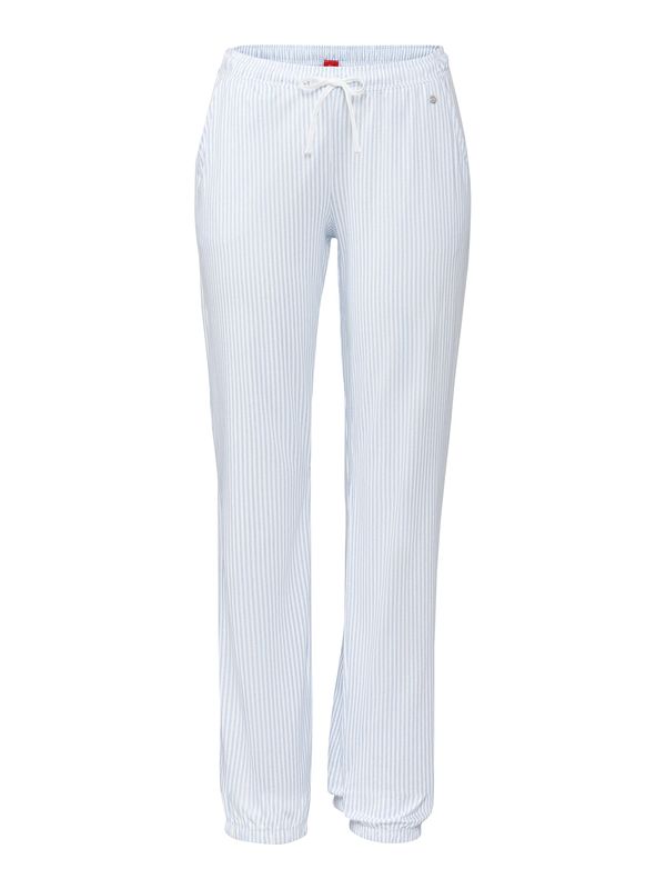 s.Oliver s.Oliver Pidžama hlače  svijetloplava / bijela