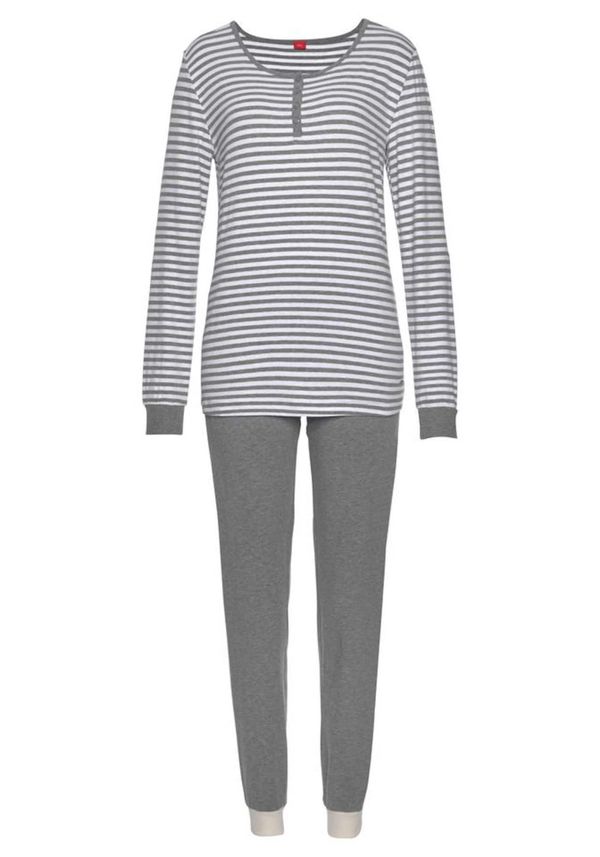 s.Oliver s.Oliver Pidžama  siva melange